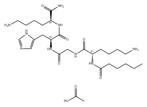 Caproyloxy Structure Caprooyl Tetrapeptide-3 Cas 1012317-71-3 - Natural Micron